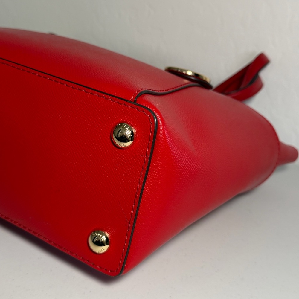 Michael Kors Jet Set Red Tote NWOT - Picture 7 of 13